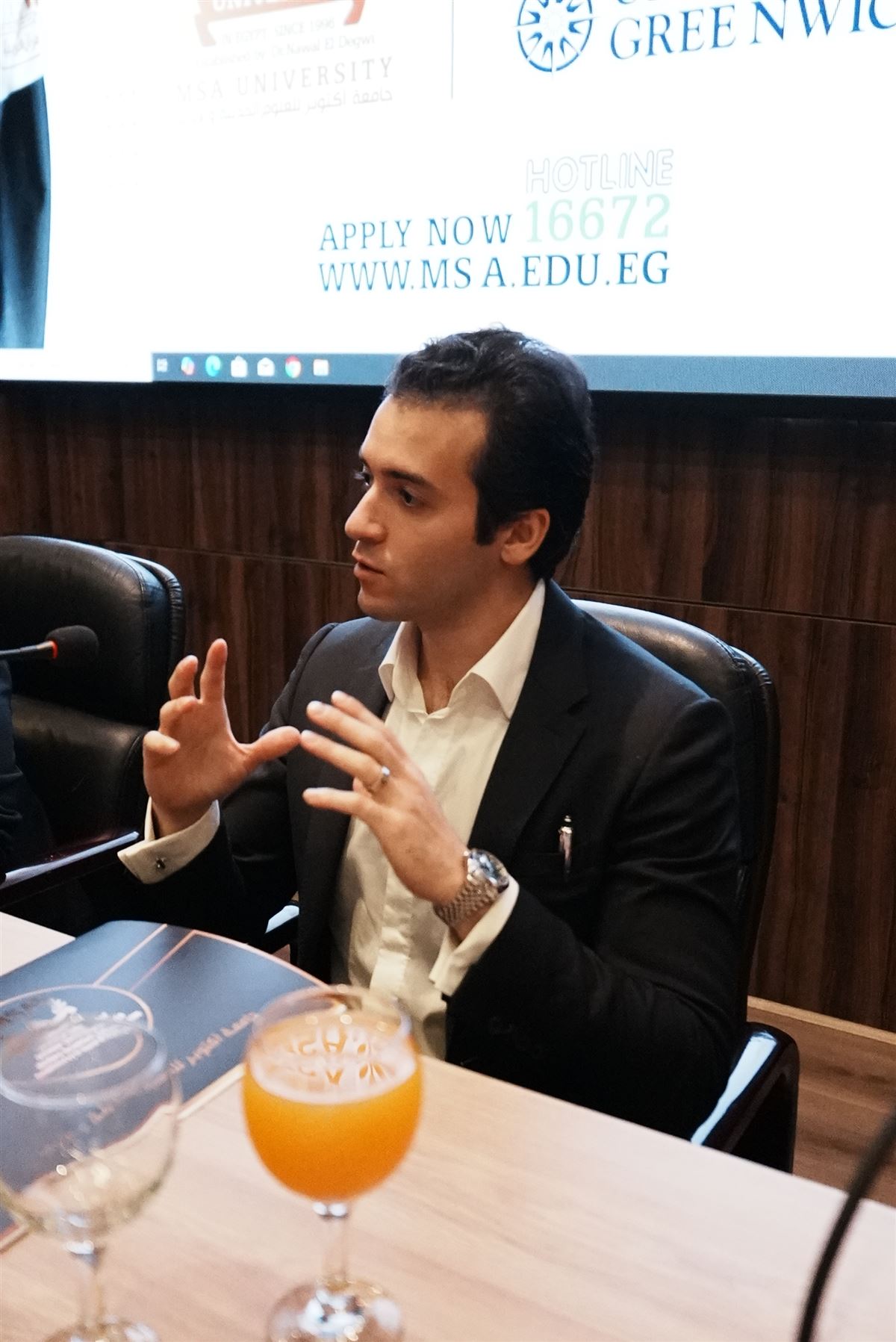 من يوم توقيع الاتفاقية مع جامعة MSA